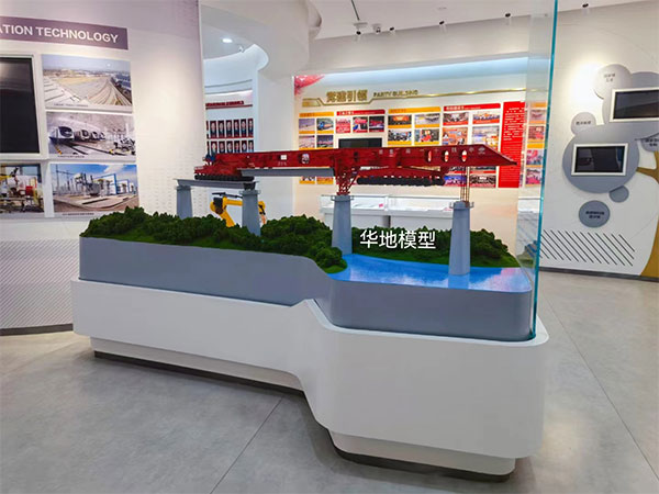 中鐵十一局集團展廳沙盤
